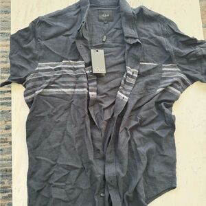 Rails Charcoal Button Down Shirt